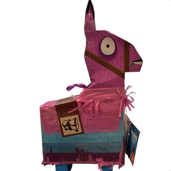 Fortnite Loot Llama Drama Purple Blue Pinata 23 Pieces Rust Lord & Legendary** - Picture 1 of 7